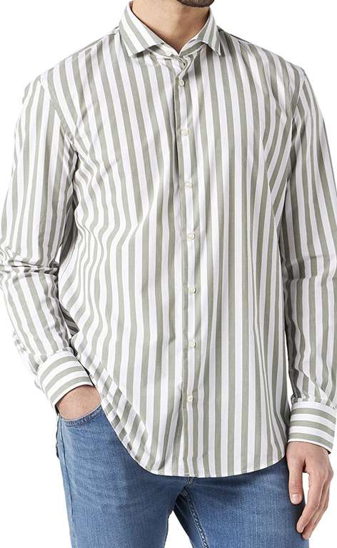 Camisa de rayas Pierre Cardin talla 48/3XL