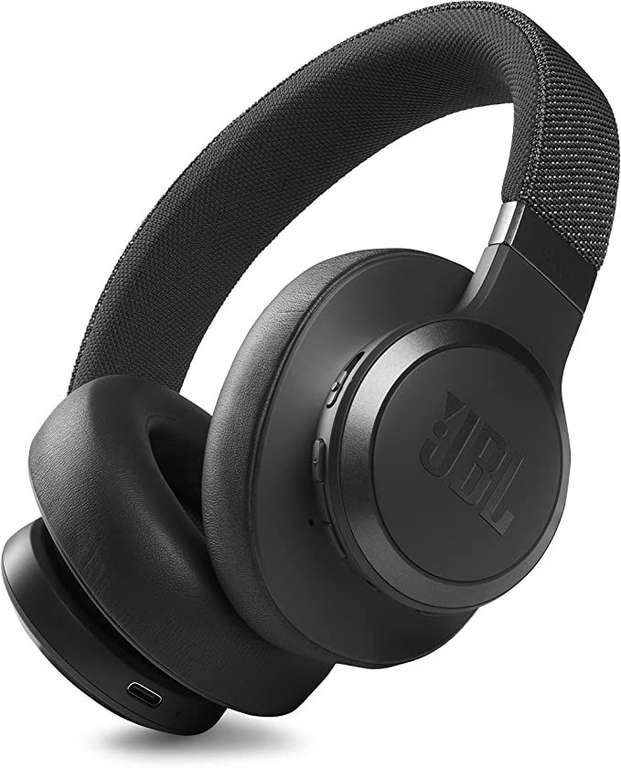 JBL LIVE 660NC - Auriculares circumaurales inalámbricos con cancelación adaptativa de ruido, tecnología Bluetooth, amazon iguala