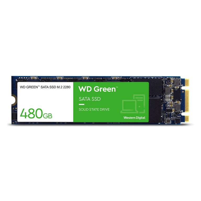 Green WDS480G3G0B unidad de estado sólido M.2 480 GB Serial ATA III Western Digital WDS480G3G0B