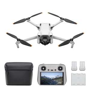 DJI Pack Mini 3 Vuela Más (RC) – Dron Mini cámara ligero vídeo 4K HDR, 38 min tiempo vuelo, Grabación vertical funciones inteligentes