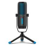 JLab Talk Pro Microfono Pc Plug and Play, Microfono USB con 4 Modos de Patrón Direccional - 2 Microfono Condensador