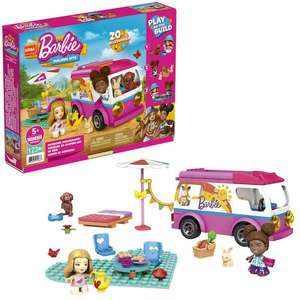 Mega Construx Barbie Supercaravana de aventuras muñecas y coche (También en Amazon)