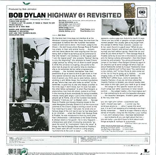 Bob Dylan - Highway 61 Revisited (Disco de vinilo)