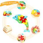 Puzzle de Madera para Niños, 4 diseños(Aplicar cupón)