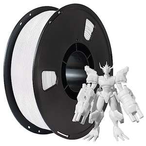 Filamento Impresora 3D PLA 1.75mm Blanco 1KG (añadir cupón 50%)