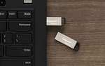 Kingston DataTraveler Kyson Unidad Flash USB3.2, 256GB-con Elegante Carcasa metálica sin capuchón