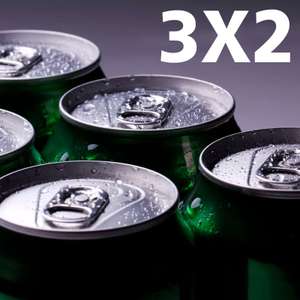 3x2 en todas las latas de Cervezas de 50 CL (El Corte Inglés)