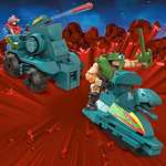 Mega Construx Másters del Universo Ram Batalla Figuras articuladas con coche de juguete de bloques de construcción