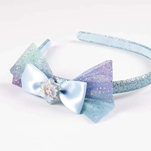 Pack de 2 Diademas para el Pelo de Frozen - Color Azul y Morado - Elaboradas con Materiales Resistentes