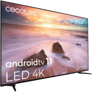 Televisor LED 70" Smart TV A2 Serie ALU20070 Cecotec. 4KUHD, Android 11