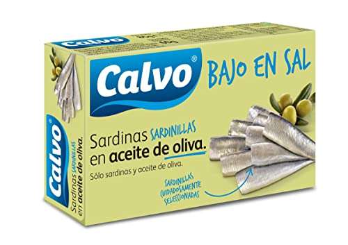 Calvo Sardinillas en Aceite de Oliva Baja en Sal, 85g