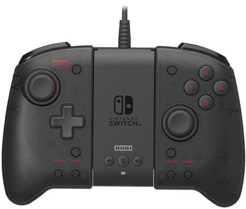 Hori USB Split Pad Pro (Negro + soporte) para Nintendo Switch