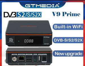 Decodificador satélite Gtmedia V9 Prime. Envío desde España