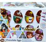 24 Huevos de chocolate con leche (20g) Personajes animados