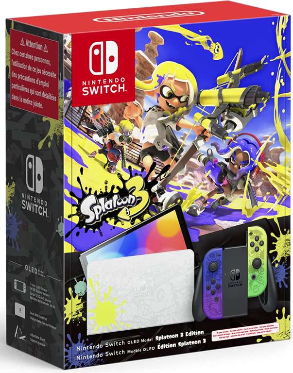 Nueva Consola Nintendo Switch OLED Splatoon Edition