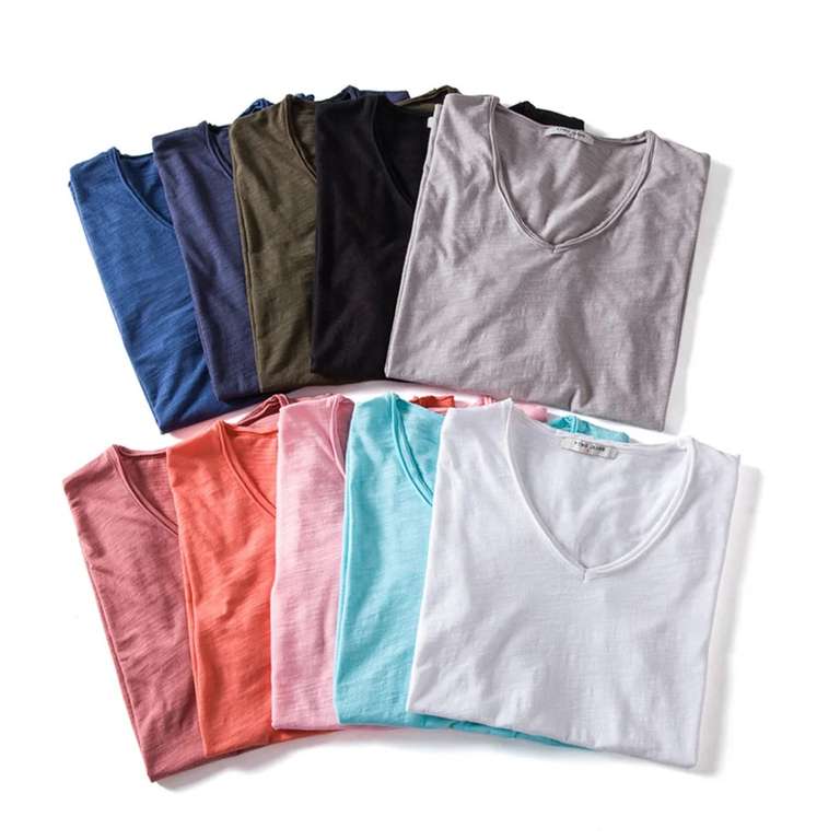 Camiseta de algodón para hombre - Distintos colores