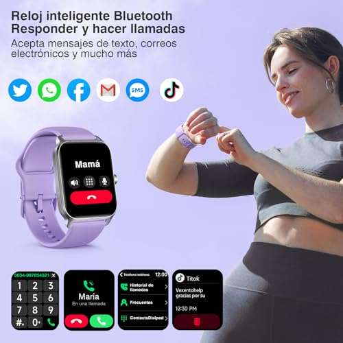 Smartwatch con llamada Bluetooth con Alexa Incorporado, IP68 » Chollometro