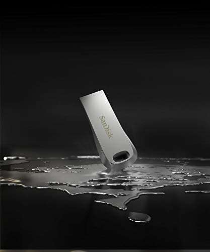 SanDisk Ultra Luxe, Memoria flash USB 3.1 de 64GB y hasta 150 MB/s de Velocidad, Color Plata