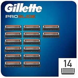 Gillette ProGlide Cuchillas de Afeitar Hombre con Tecnología FlexBall, Paquete de 14 Cuchillas de Recambio