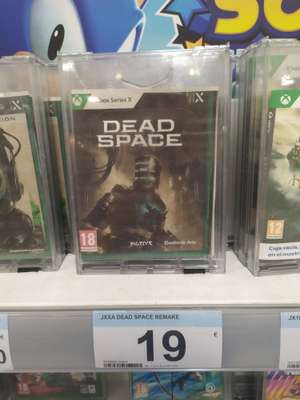 Dead Space remake Xbox Series X (19 euros), Switch ( advance wars re boot-camp y pokemon escudo a 29 euros) Carrefour Móstoles El Soto