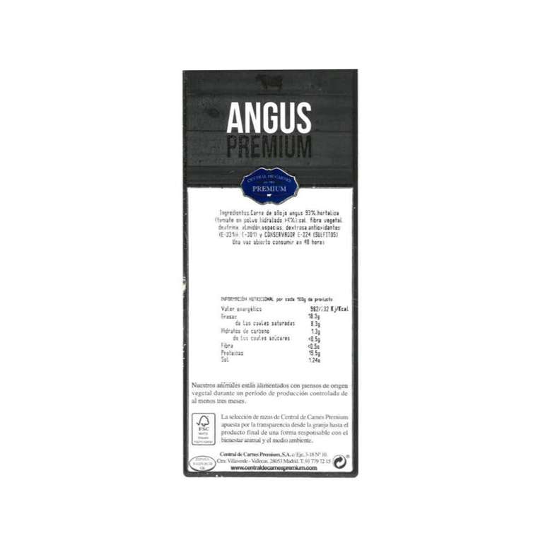 Hamburguesa de añojo 150G - Angus [ 9,93€ / KG ]
