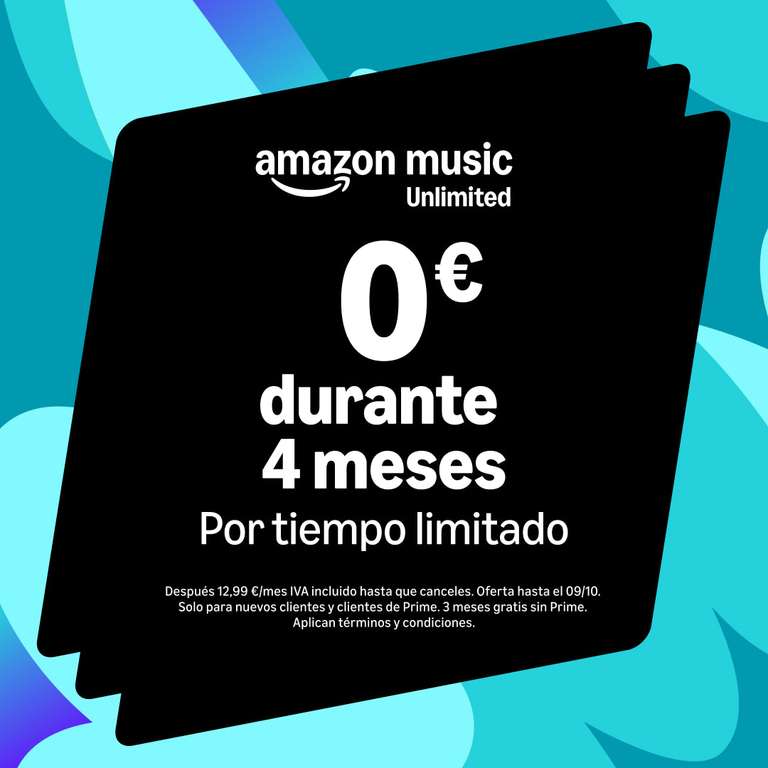 4 Meses de Amazon Music Unlimited Gratis para Nuevos Clientes