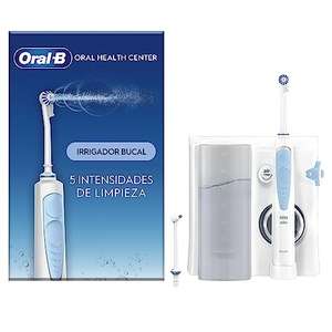 Oral-B Centro De Salud Bucal Irrigador: Irrigador Dental, 1 Cabezal Oxyjet y 1 Cabezal Water Jet.