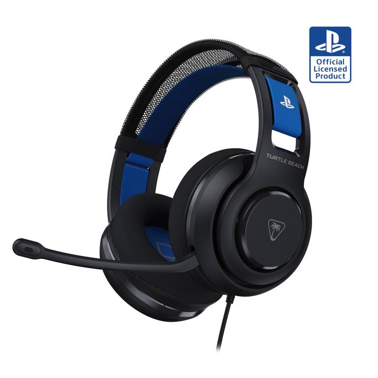 Turtle Beach Atlas 200 Negro Auriculares de Juego con Cable con Licencia Oficial para PlayStation, PS5, PS4,