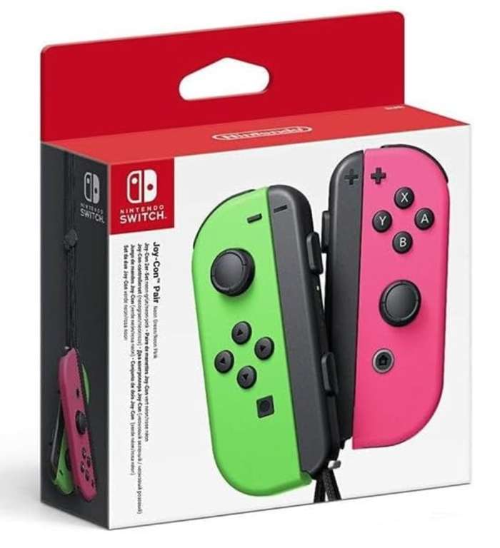 Nintendo Par Joy-Con, Verde/Rosa [ORIGINALES] [16,68€ NUEVO USUARIO]