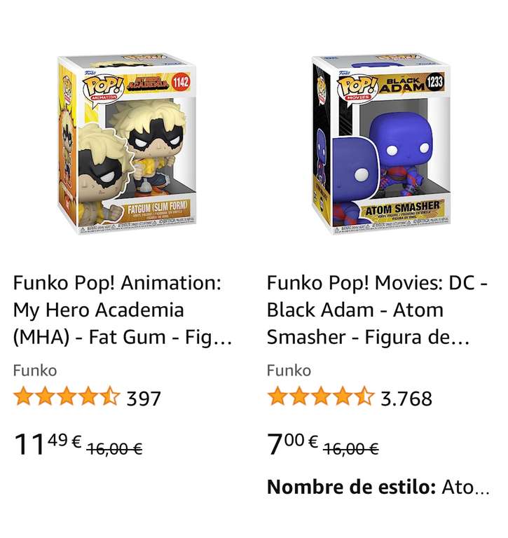 Funko Pop, Consigue 3 unidades por 20€