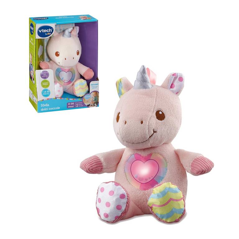 VTech Estrella Dulces Abrazos, Gato Peluche Interactivo con más de 45 Canciones