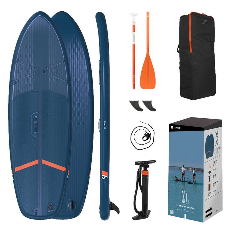 Paddle surf hinchable 9" M pack con tabla, bomba y pala