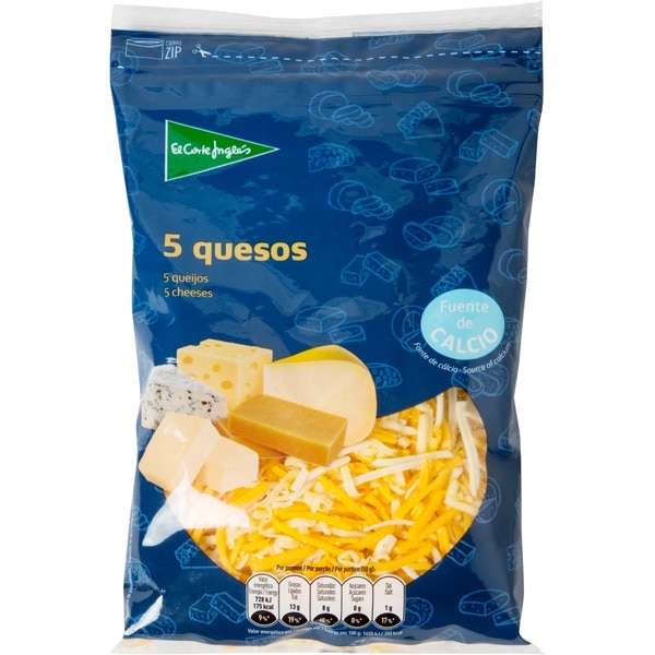 Mozzarella & 5 Quesos - 2a 50% [ 7,53€ / KG ]