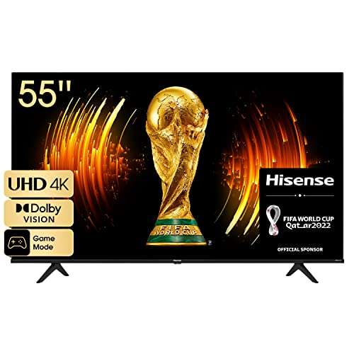 Hisense 55A6BG (55 Pulgadas) Smart TV 4K UHD con Dolby Vision HDR, DTS Virtual X, Freeview Play, Alexa Built-in, Bluetooth