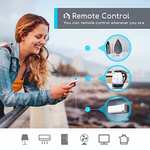 Aigostar Alexa Enchufe Inteligente Wi-Fi, Mini Smart Plug 10A 2300W. Control Remoto App and Voz, Compatible con Alexa y Google Home