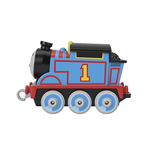 Thomas & Friends Fisher-Price Thomas Motor de Tren de Juguete de Empuje a presión para niños en Edad Preescolar a Partir de 3 años