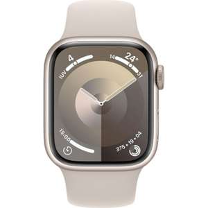 Apple Watch Series 9 GPS + Cellular 41mm Blanco Estrella Caja de Aluminio con Correa Deportiva Blanca