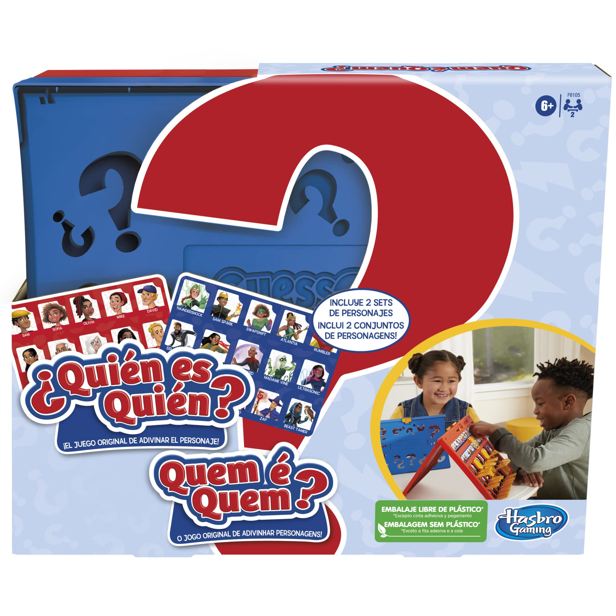 ¿Quién Es Quién? Juego de Adivinar el Personaje o superheroe (2 en 1)
