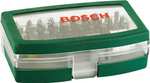 Bosch Taladro atornillador a batería EasyDrill 12 + Bosch 2607017063 - Set de 32 unidades para atornillar