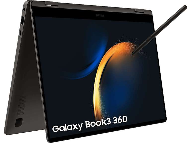Convertible 2 en 1 - Samsung Galaxy Book3 360, 13.3" WQXGA+, Intel Evo Core i5-1340P, 16GB RAM, 512GB, W11H, Teclado QWERTY español