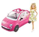 Barbie + coche fiat 500