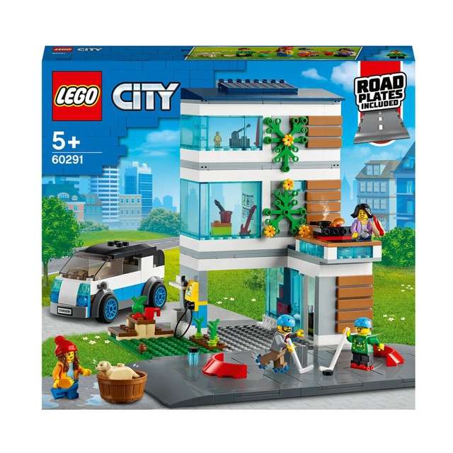 Set de Construcción Casa Familiar con Mini Figuras LEGO City My City