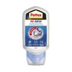 Pattex Baño Sano RE-NEW, silicona blanca para unas juntas limpias en sencillos pasos, silicona resistente al moho rápida