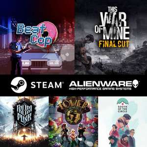 GRATIS :: Juegos y Recompensas | BeatCorp, This War of Mine, Tower 57, DLC (South of the Circle, Frostpunk ) | Alienware
