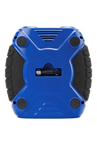 Goodyear Compresor Digital 90 PSI 10 Amperios con Conector de 12V Inflado Rápido en 6.5 Minutos, Color Azul