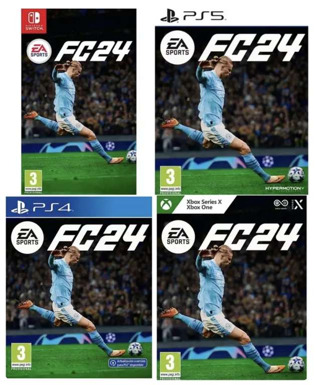 Preventa EA Sports FC24 NINTENDO SWITCH // PS4, PS5 & XBOX 51,42€