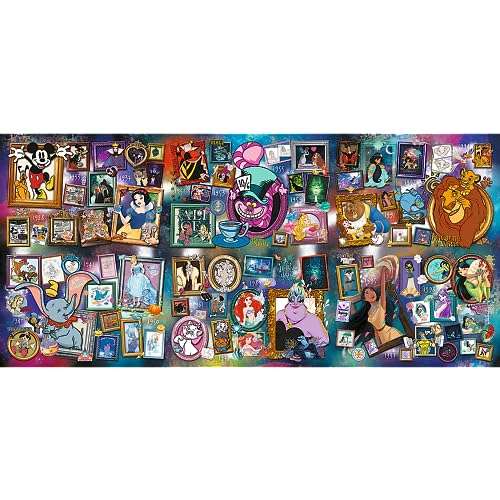 collage de personajes de disney