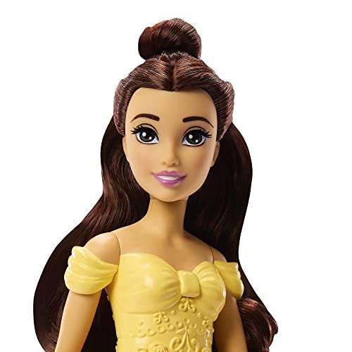 Mattel - Disney Princess Fiesta del té de Bella Muñeca Princesa con Carrito y Accesorios