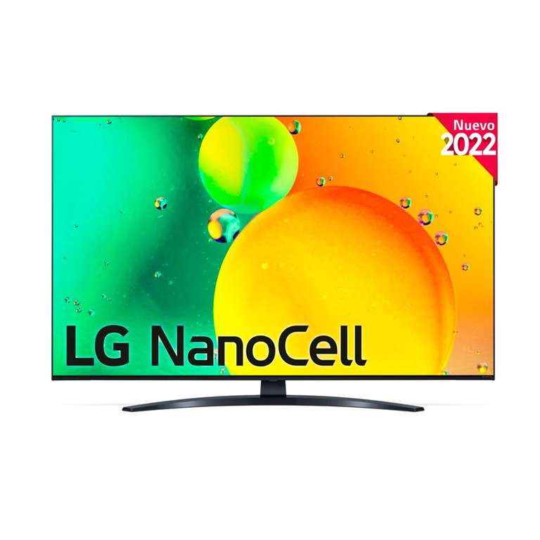 TV LED - LG 75NANO766QA, 75 pulgadas, NanoCell 4K, Procesador a5 Gen 5 con IA, Magic Remote
