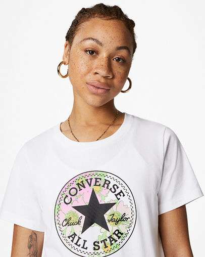 Camiseta Floral Print Patch by Converse
